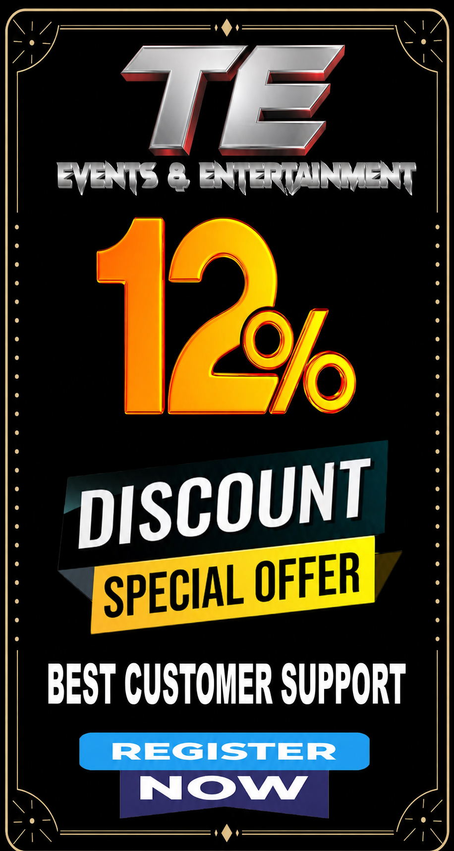 TE Events & Entertainment banner